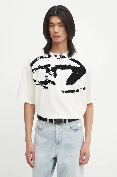 Bavlněné tričko Diesel T-BOXT-N14