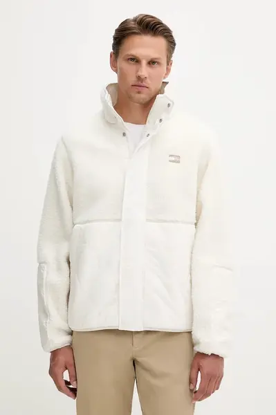 Bunda Tommy Jeans béžová barva, přechodná, DM0DM22066