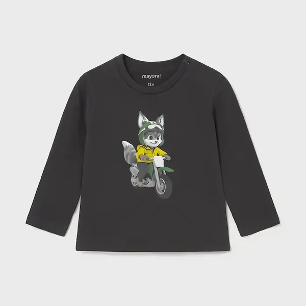 Bavlněné tričko s dlouhým rukávem Mayoral