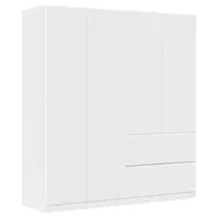 Rauch Möbel ŠATNÍ SKŘÍŇ S OTOČNÝMI DVEŘMI, bílá,