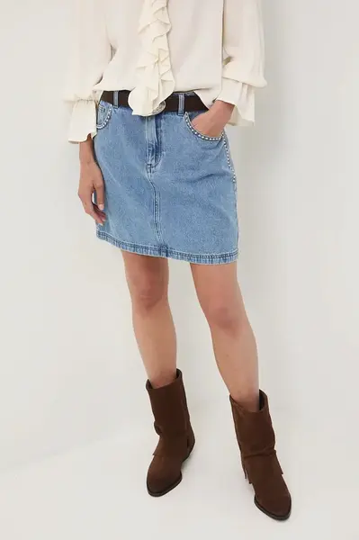 Bavlněná džínová sukně Medicine