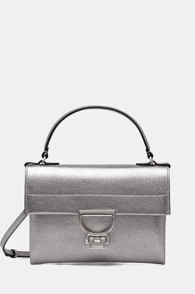 Kožená kabelka Coccinelle Arlettis fialová barva, E1 MD5 19 03 01