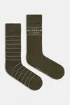 Ponožky Tommy Hilfiger 2-pack zelená barva, 701236634