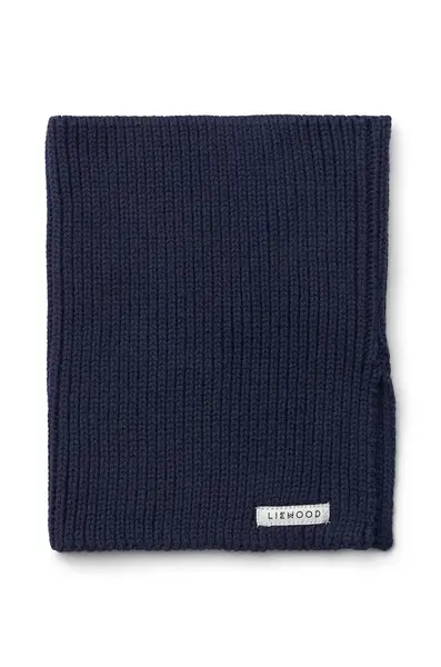 Dětský nákrčník Liewood tmavomodrá barva, hladký
