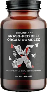 BRAINMAX Grass-Fed Beef Organ complex, hovädzie orgány 240 kapsúl