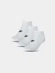 Women's Casual Ankle Socks (5pack) 4F - White