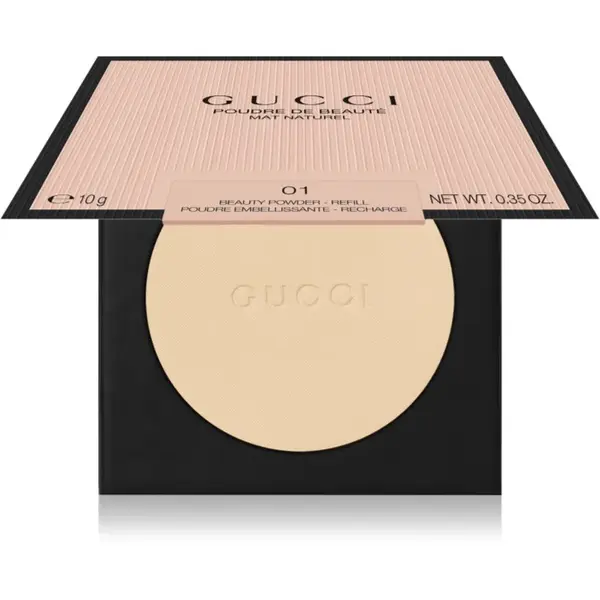 Gucci Gucci Beauty Poudre De Beauté Matte Powder matující pudr – náhradní náplň odstín 01 10 g