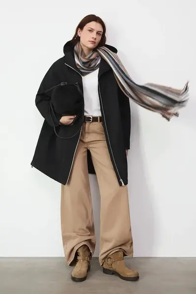 Parka Medicine dámská, černá barva