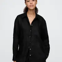 GAP Linen Oversize Shirt Big Shirt - Women's