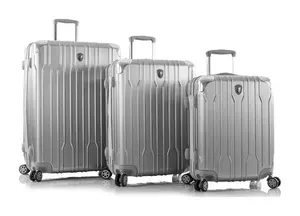 Sada cestovných kufrov Heys Xtrak S,M,L Silver – súprava 3 kufrov