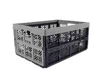 Keeeper Skládací přepravka 32 l 16 kg severská šedá