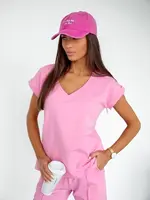 Resti Women's cotton casual set with short sleeves