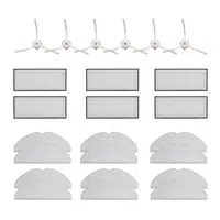 Roborock S8 Accessories Set White (6 x Side Brush + 6 x Filter + 12 x Mop Cloth )