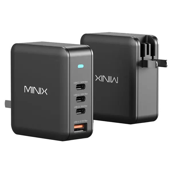 MINIX P165 GaN Wall Charger 3*USB-C 1*USB-A