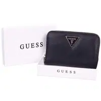 GUESS JEANS BLACK WOMEN&#39;S WALLET