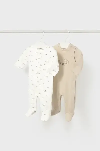 Kojenecké bavlněné dupačky Mayoral Newborn 2-pack