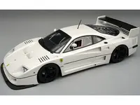 Ferrari F40 LM Pearl White Metallic with Black 5 Spoke Rims "Press Version" (1996) "Mythos Series" Limited Edition to 60 pieces Worldwide 1/18 Model