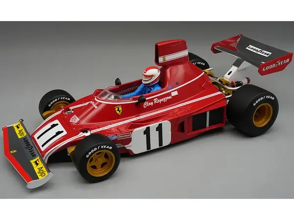 Ferrari 312 B3 11 Clay Regazzoni Winner Formula One F1 "German GP" (1974) with Driver "Mythos Series" Limited Edition to 95 pieces Worldwide 1/18 Mod