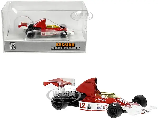 McLaren M23 12 Jochen Mass "Formula One F1 World Championship" (1976) 1/87 (HO) Scale Model Car by Brekina