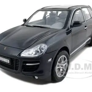 2008 Porsche Cayenne Turbo Metallic Black 1/18 Diecast Model Car by Motormax