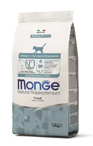 Monge Cat Monoprotein Kitten - pstruh 1,5 kg