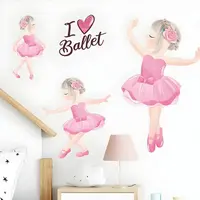Samolepka na stenu/Tapeta I Love Ballet H16372