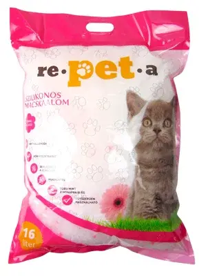 Repeta silikátové stelivo pro kočky s květinovou vůní 16 L - 6.5 kg