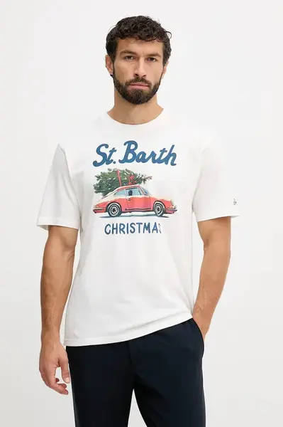 Bavlnené tričko MC2 Saint Barth