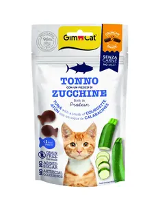 GimCat Crunchy Snack pamlsky - tuňák a cuketa 50 g