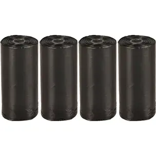 Flamingo sáčky na psí exkrementy - černé 4 x 15 ks