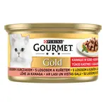 Gourmet Gold Sousta v marinádě 85 g losos a kuřecí maso