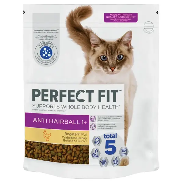 Perfect Fit Anti-Hairball suché krmivo pro kočky - kuřecí 1,4 kg