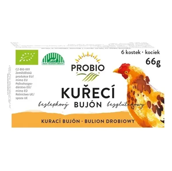 PROBIO Bujón kuřecí kostky BIO 6 kusů