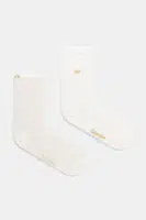 Ponožky Calvin Klein 2-pack dámské, béžová barva, 701232094