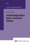 Krátkodobý nájom bytu a súvisiace otázky - Denisa Dulaková