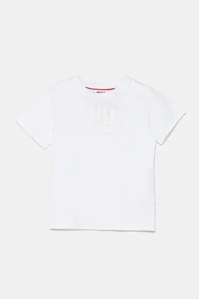 Dětské bavlněné tričko HUGO