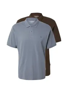 JACK & JONES Tričko  dymovo modrá / kaki