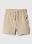 Béžové chlapčenské teplákové kraťasy GAP