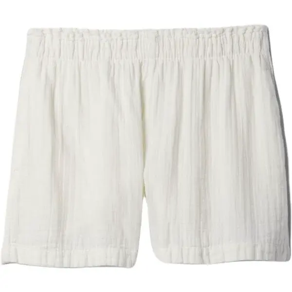 GAP CRINKLE Dámske šortky, biela, veľkosť