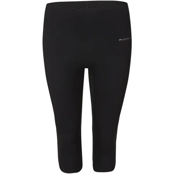 PROGRESS ZORA 3/4 Dámské 3/4 legíny, černá, velikost