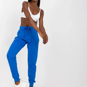 Cobalt classic basic tied sweatpants