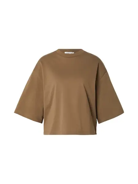 EDITED Tričko 'Enzo'  hnedá