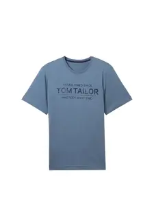 TOM TAILOR Tričko  námornícka modrá / zafírová