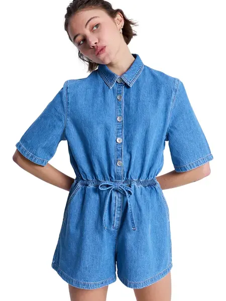 ROXY Overal 'Real Tomorrow'  modrá denim