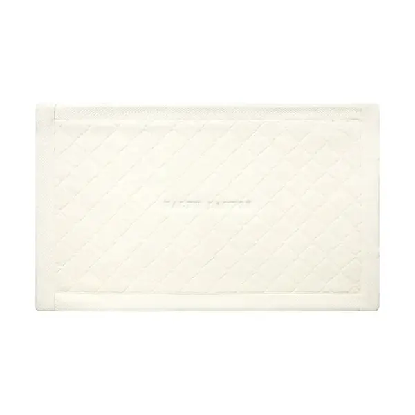 Koberec do koupelny Ralph Lauren AVENUE Alabast 50 x 80 cm bílá barva
