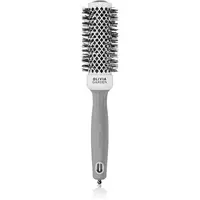 Olivia Garden Expert Shine Wavy Bristles White&Grey kartáč na vlasy průměr 35 mm 1 ks