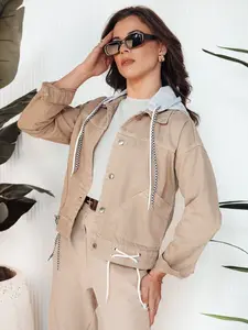 Dámska rifľová bunda AWIV béžová