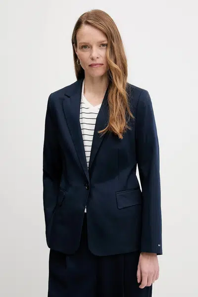 Sako Tommy Hilfiger tmavomodrá barva, WW0WW47179