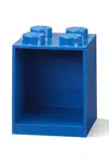 Nástěnná police Lego modrá barva
