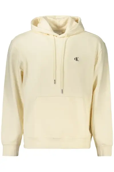 Mikina Calvin Klein bez zipu béžová